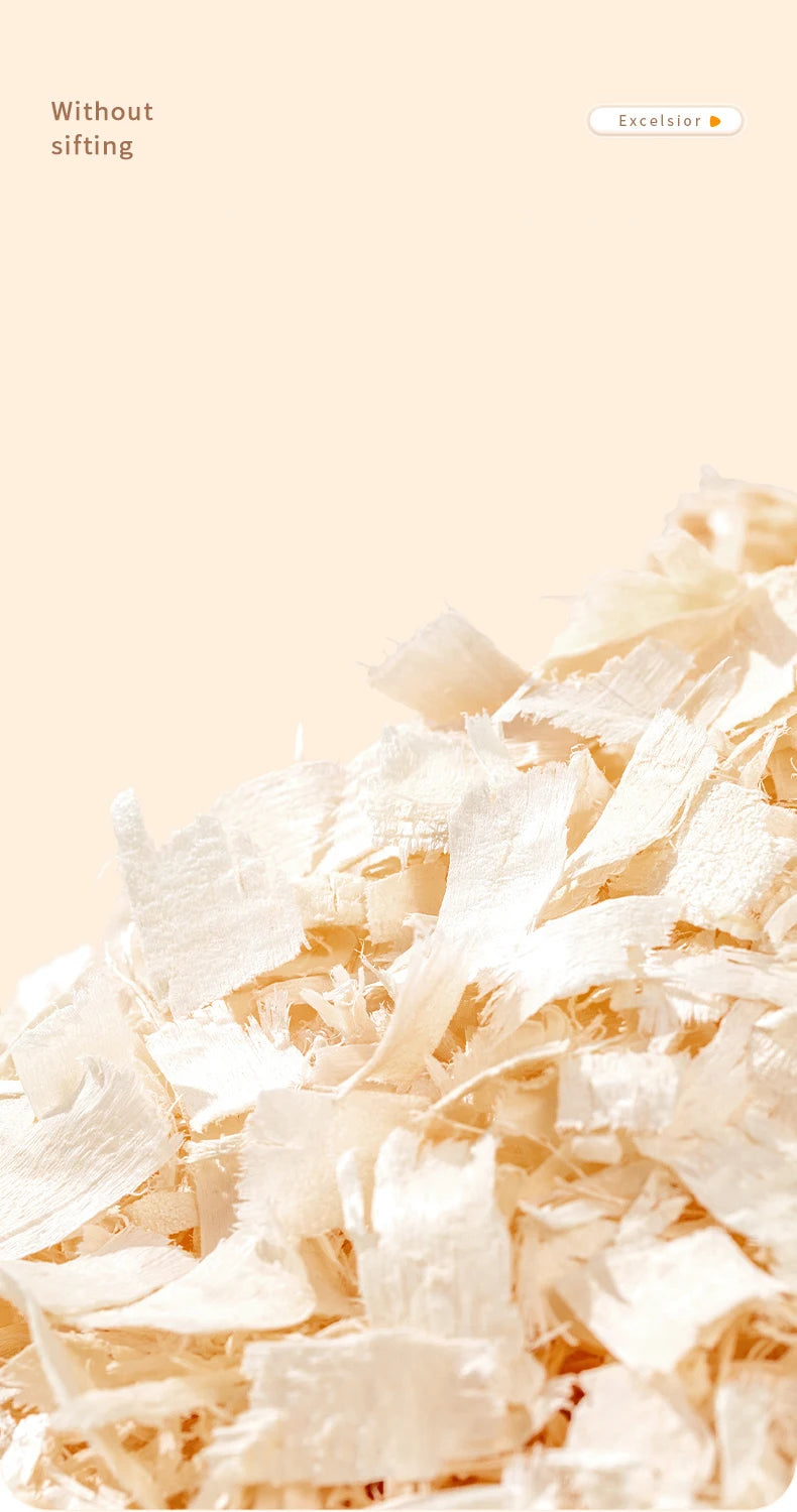 1/1.5kg Hamster Sawdust Poplar Wood Shavings Bedding Hedgehog Breathable Deodorant Wood Chips Summer Landscaping Supplies