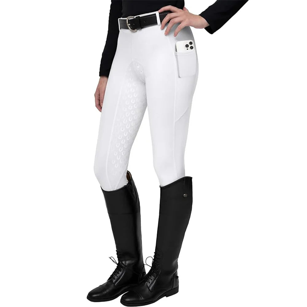 New Sports Women's Full Seat Riding Pants Anti slip quick drying Tights Active Silicon Grip Horse Riding Tights Equestrian Breeches