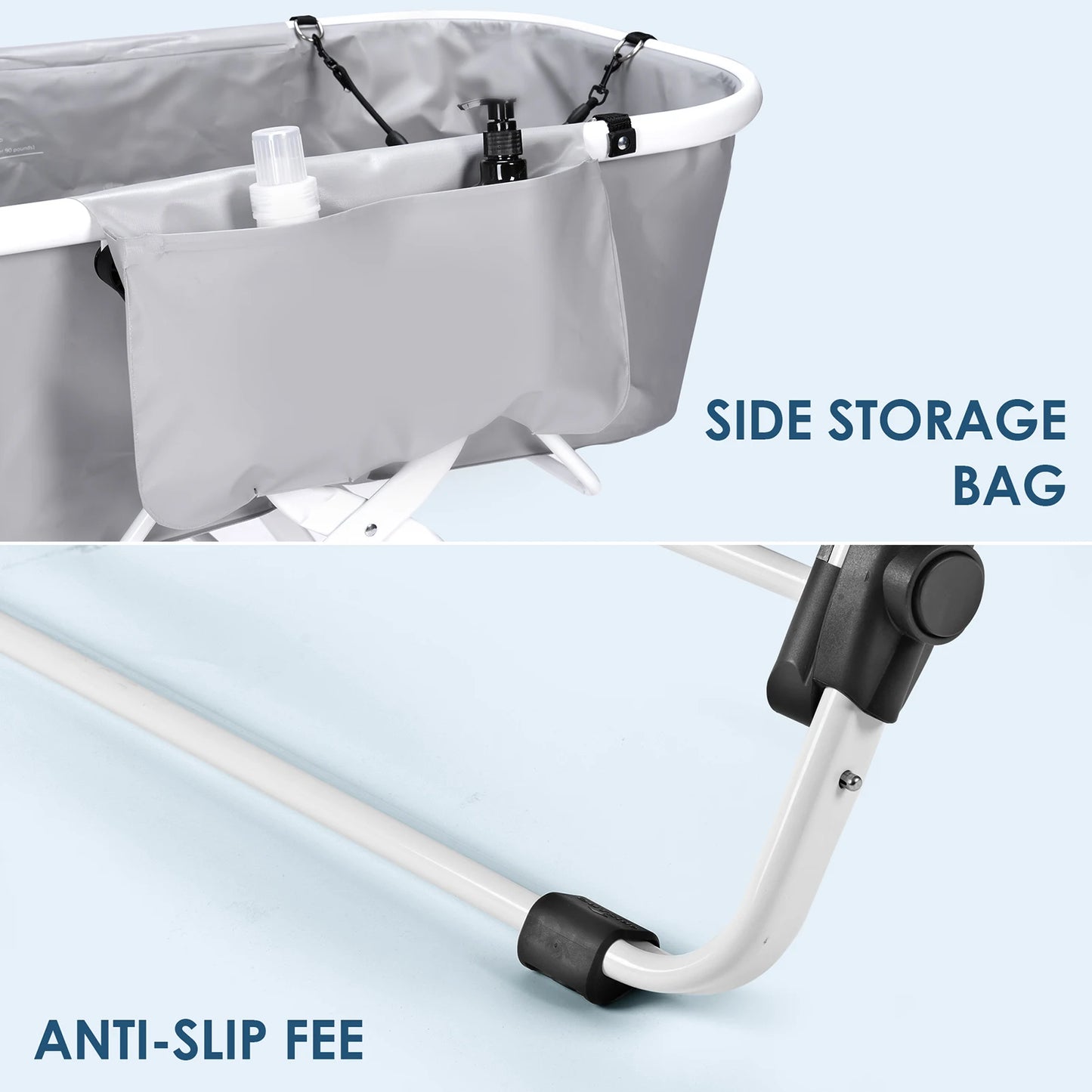 New Portable Pet Bathtub Foldable Elevated Small Medium Dog Bath Tubs for Bathing Shower Grooming Dog Washing Pool
