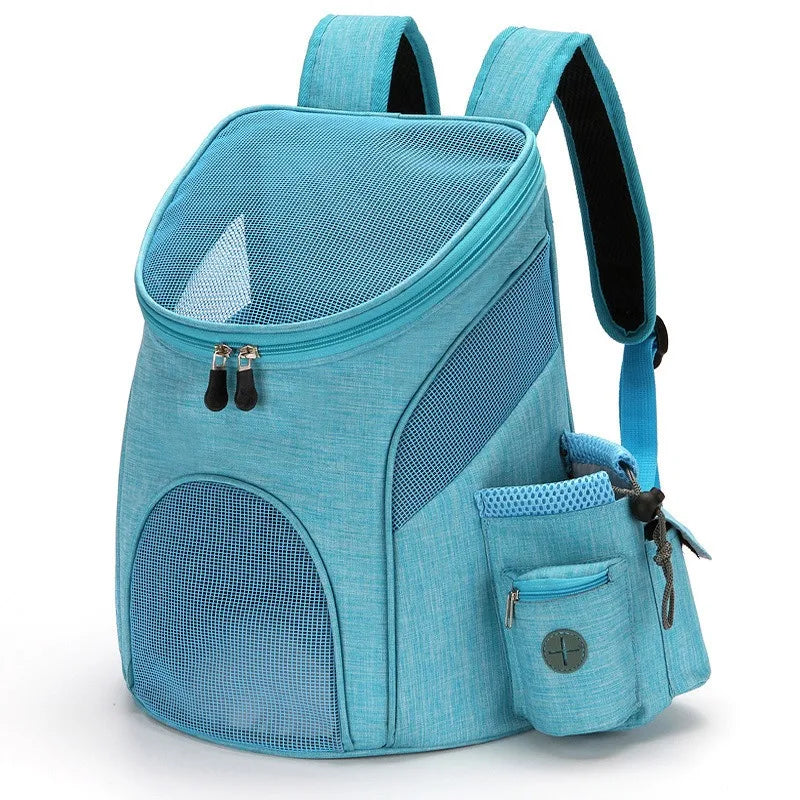 New Portable mesh Dog Bag Breathable Dog Backpack Foldable Large Capacity Cat Carrying Bag Portable Outdoor Travel Pet Carrier