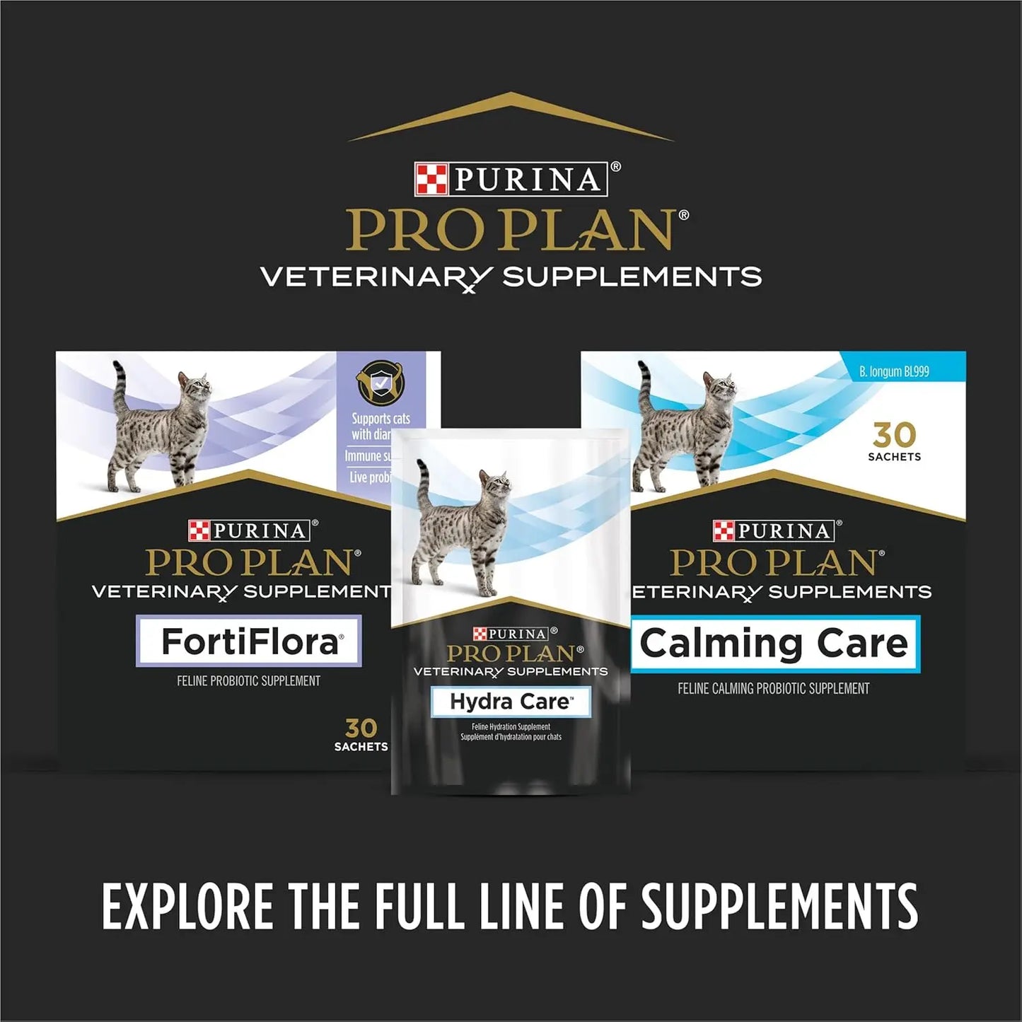 30 Count (Pack of 1) Supplements FortiFlora Cat Probiotic Supplement for Cats with Diarrhea - 30 ct. Box