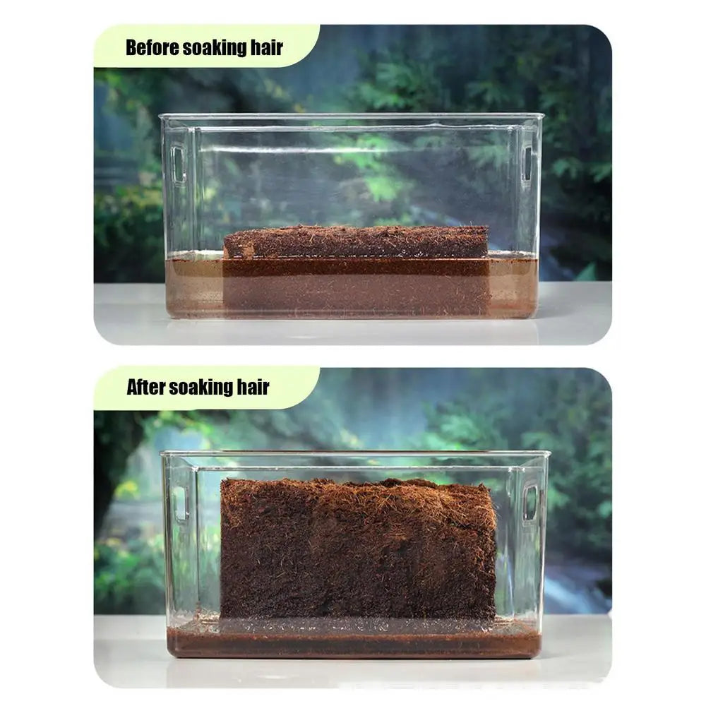 Coco Coir Brick Compressed Coco Fiber Substrate Snake Bedding Reptile Tank Accessories Landscaping Mulch For Geckos Tortoises