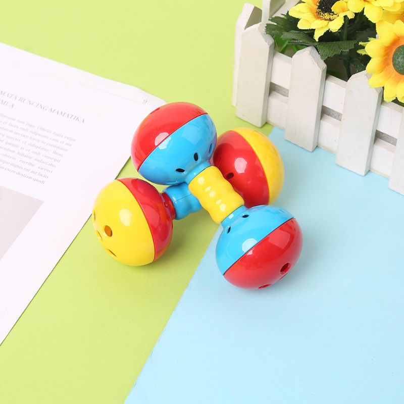 Bird Colorful Plastics Interactive Dual Balls Parrot Toy for African Greys Cockatoo Small Medium Parrots