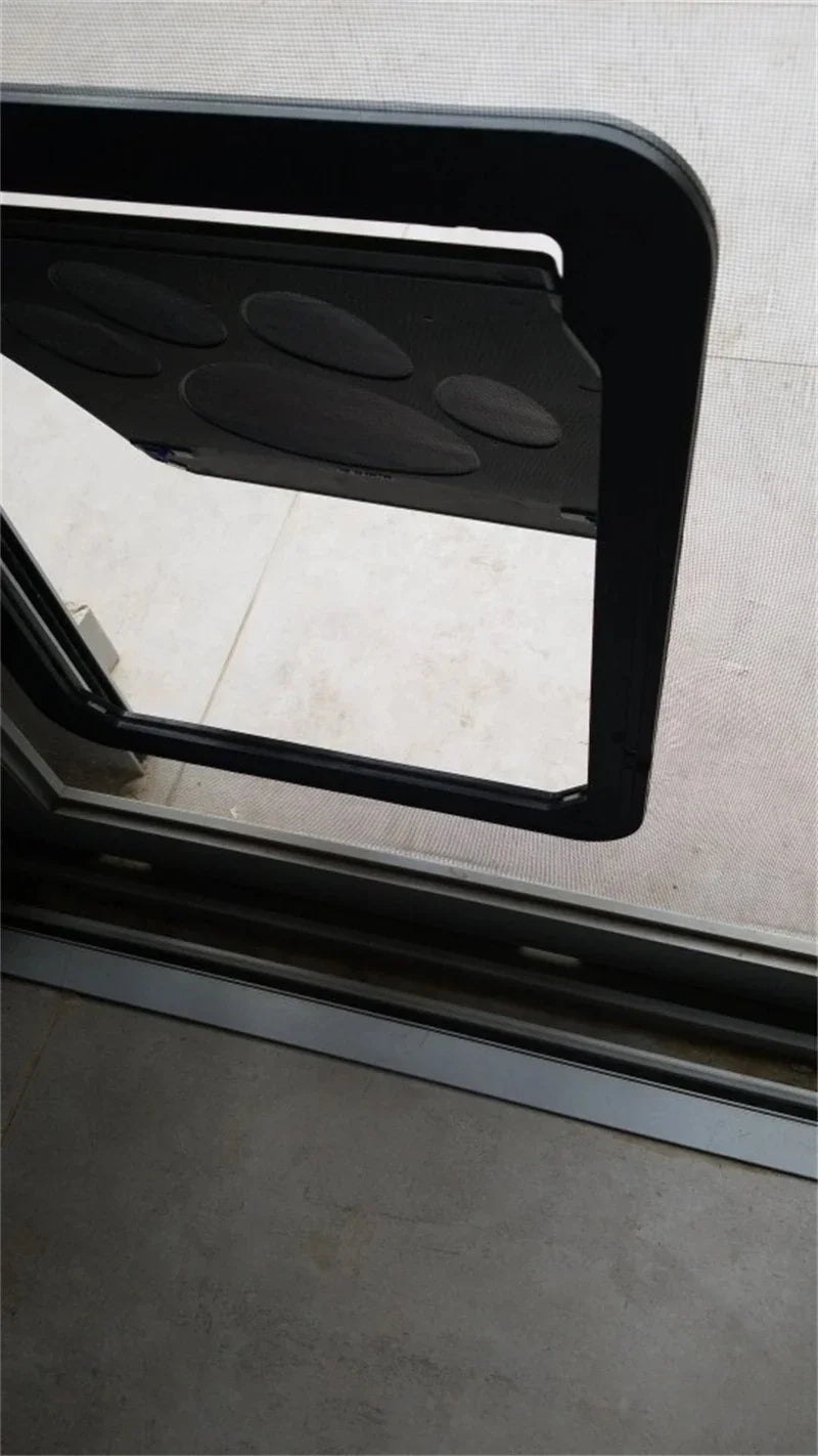 4-Way Lockable Plastic Pet Big Dog Cat Door for Screen Window Safety Flap Gates Pet Tunnel Dog Fence Free Access Door for Home