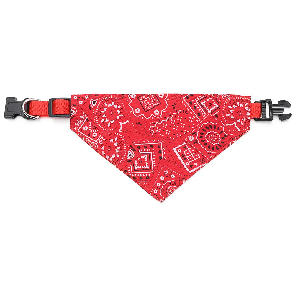Adjustable Triangular Bandanna For Pet Dog Cat Washable Scarf Bandanna Collar Bibs Cat Neck Decor Birthday Party Dress Up 2025 new