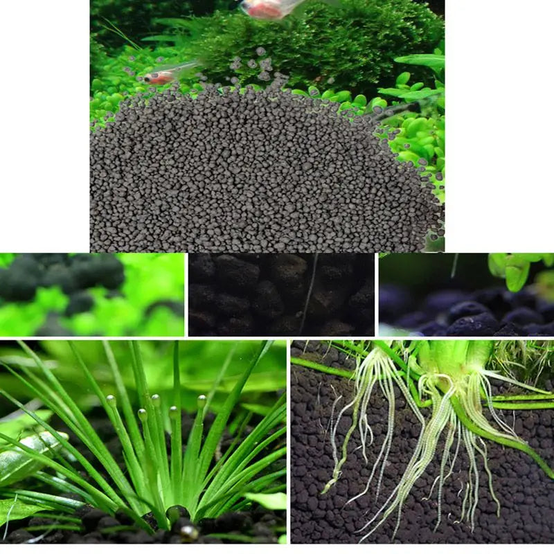 Black Sand Aquarium Substrate 100g Fish Tank Bottom Sand for Succulents