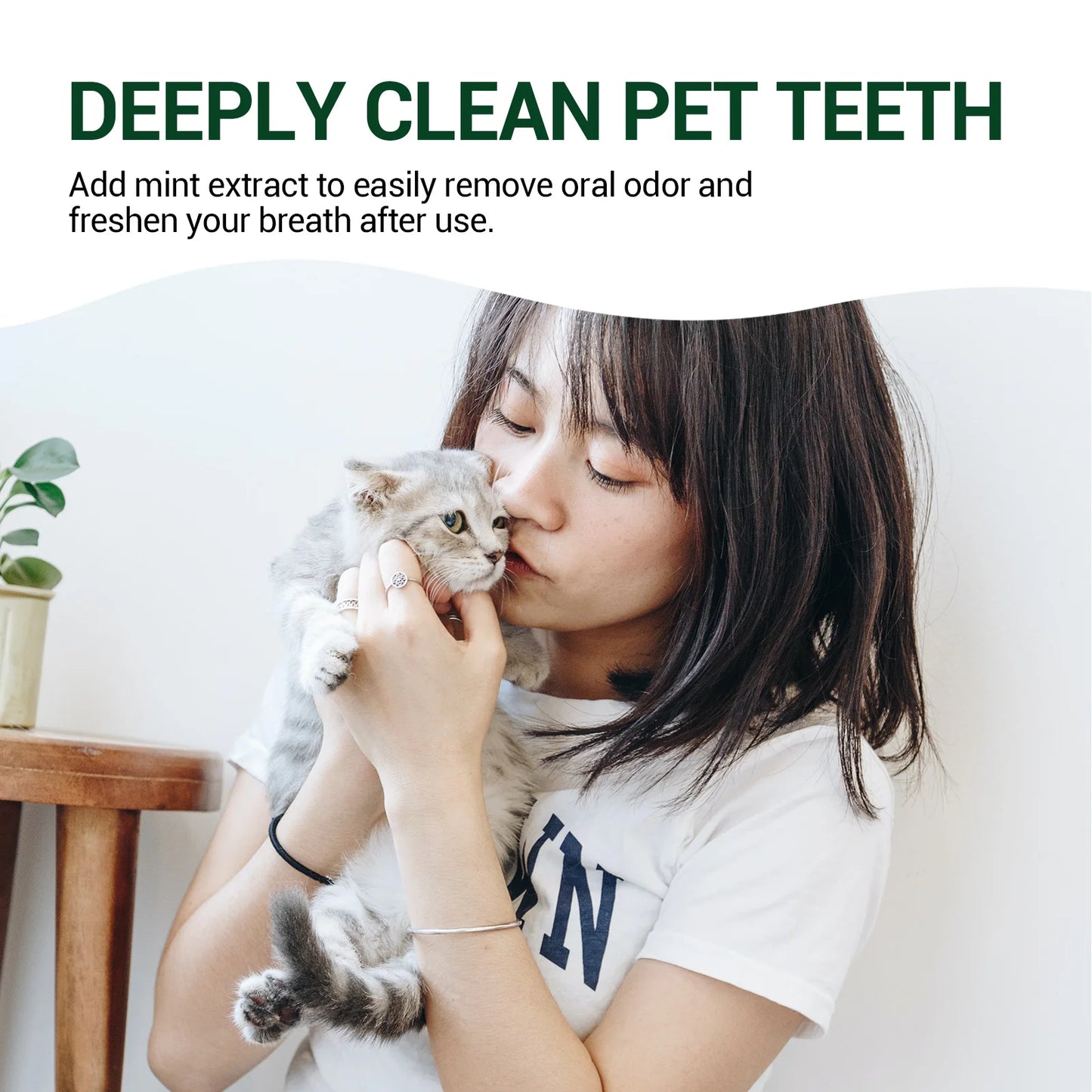 Pet Fresh Breath Cleanser Teeth Water Dog Cat Tooth Stains Mouth Cleaning Ear Canal Odor Cleaning Earwax