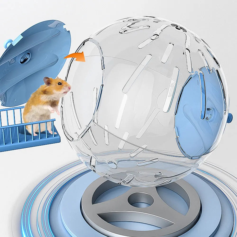 Hamster Exercise Wheel Hamster Toy Car Funny Detachable Lightweight Clear Ball