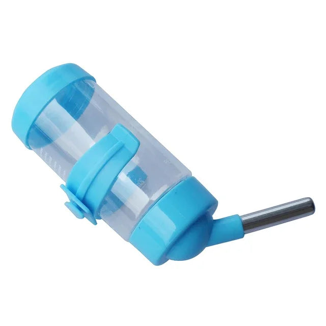 Plastic Hamster Drinker Water Bottle Dispenser Hanging Pet Dog Guinea Pig Squirrel Rabbit Drinking Head Pipe Fountain