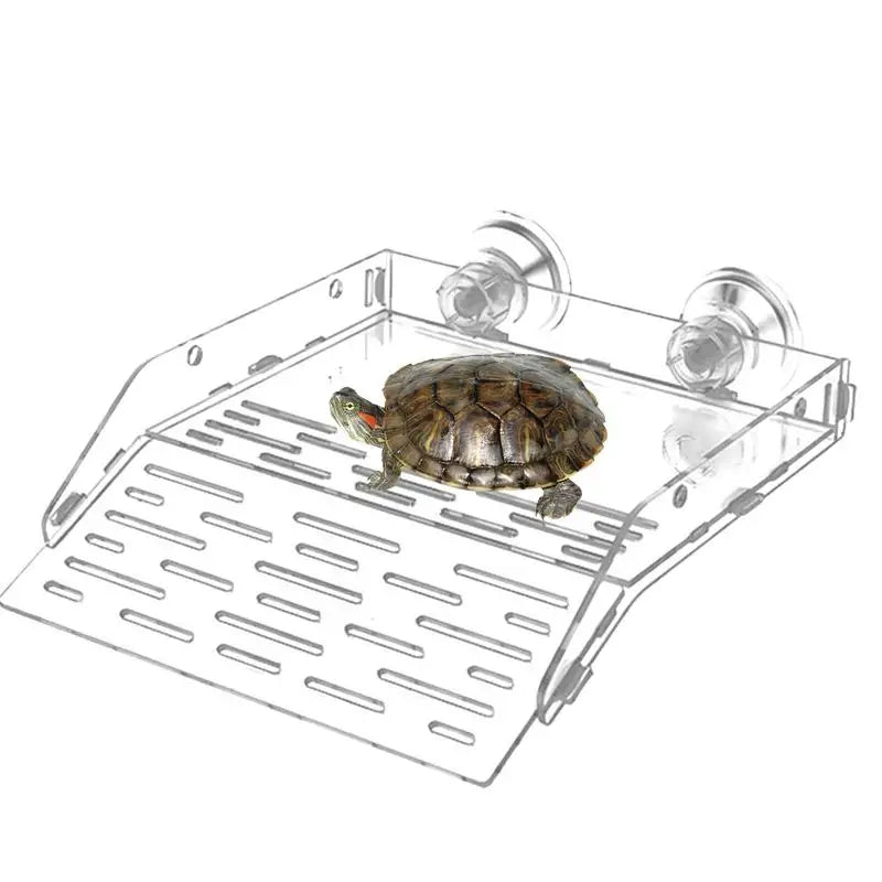 Turtle Basking Ramp Acrylic Multipurpose Basking Dock Aquarium Reptile Resting Terrace Turtle Tank Accessories For Lizards Frogs