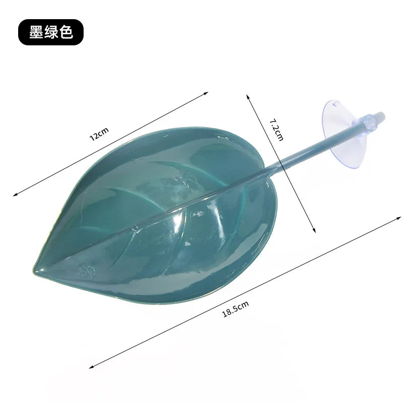 Climbing Pet Suspended Nest with Suction Cup, Simulating Plant Leaves To Avoid Climbing and Habitat, Creating Scenery