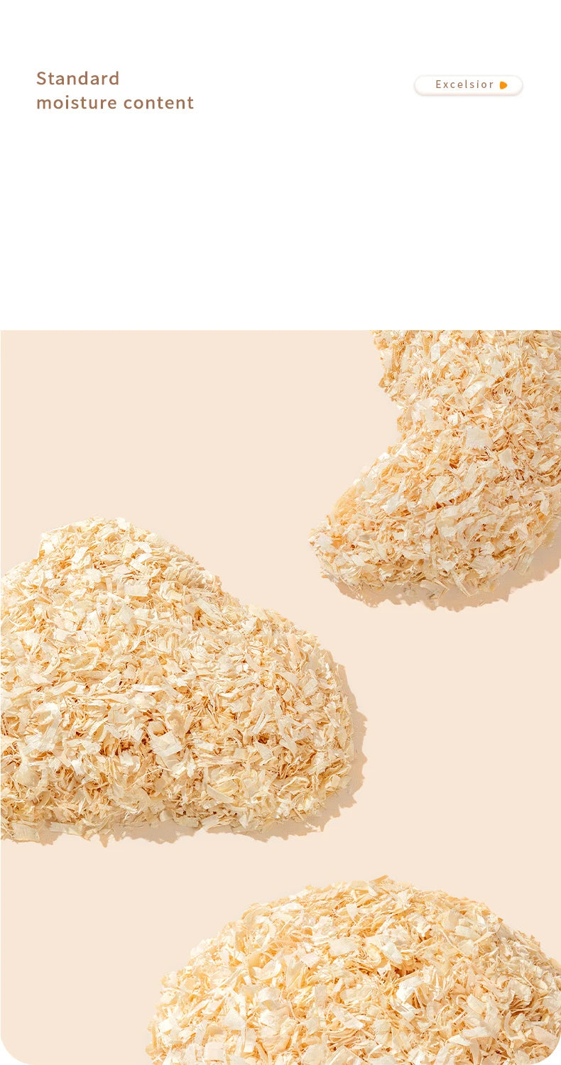 1/1.5kg Hamster Sawdust Poplar Wood Shavings Bedding Hedgehog Breathable Deodorant Wood Chips Summer Landscaping Supplies