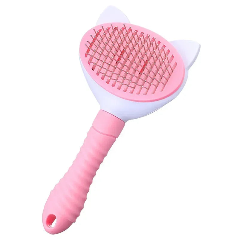 Pet Comb Cat Cleaning Supplies High Quality Self cleaning Brush Professional Grooming brush for Dogs, Cats pets Bath