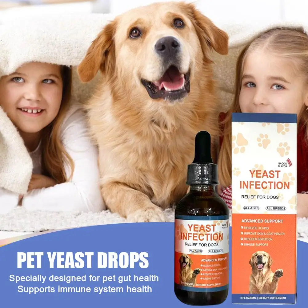 60ml Pet Yeast Drops - Regulate Digestive System, Improve Diarrhea And Constipation, And Enhance Skin And Hair Health