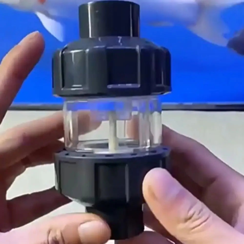 UPVC Aquarium Check Valves Non Return 20/25/32mm Fish Tank Lifting Check Valve Transparent Dual Interfaces