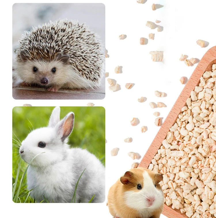500g Natural Edible Corn Cob Hamster Bedding Toilet Supplies Deodorant Sawdust Hedgehog Chinchilla Winter Warm Cage House Filler