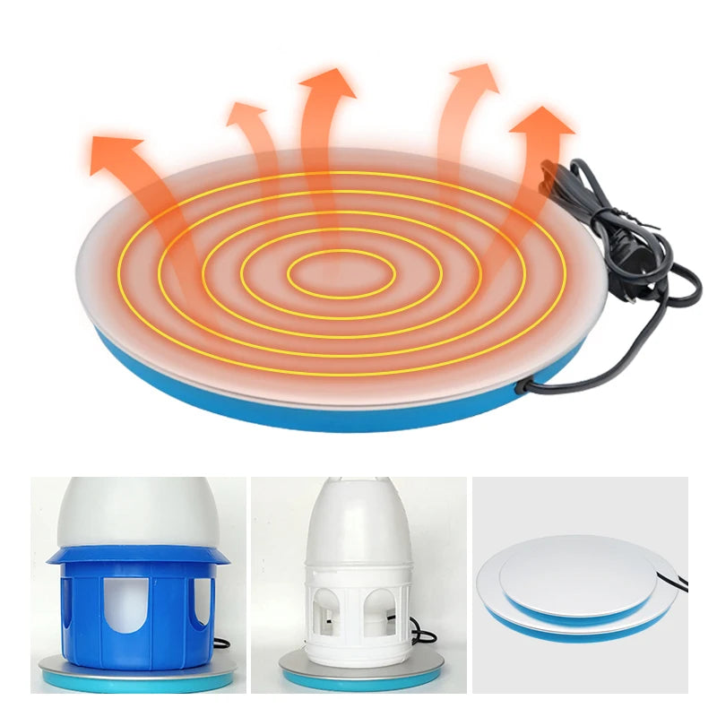 Automatic Water Bowl for Dogs Plastic Water Heated Pet for Metal Heater For Chickens and large Dogs Water Bucket