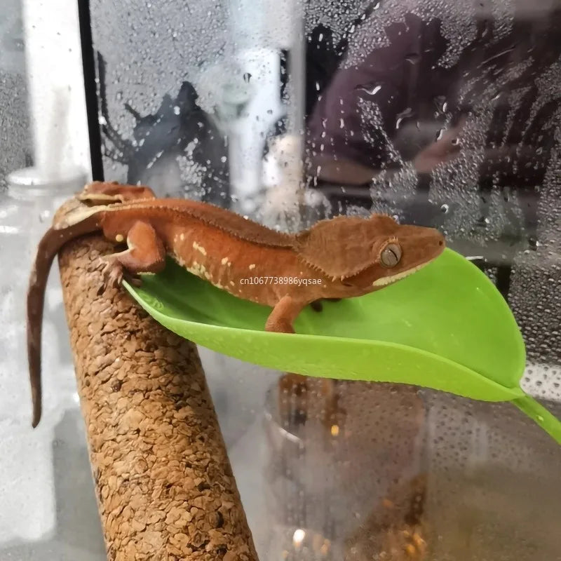 Climbing Pet Suspended Nest with Suction Cup, Simulating Plant Leaves To Avoid Climbing and Habitat, Creating Scenery