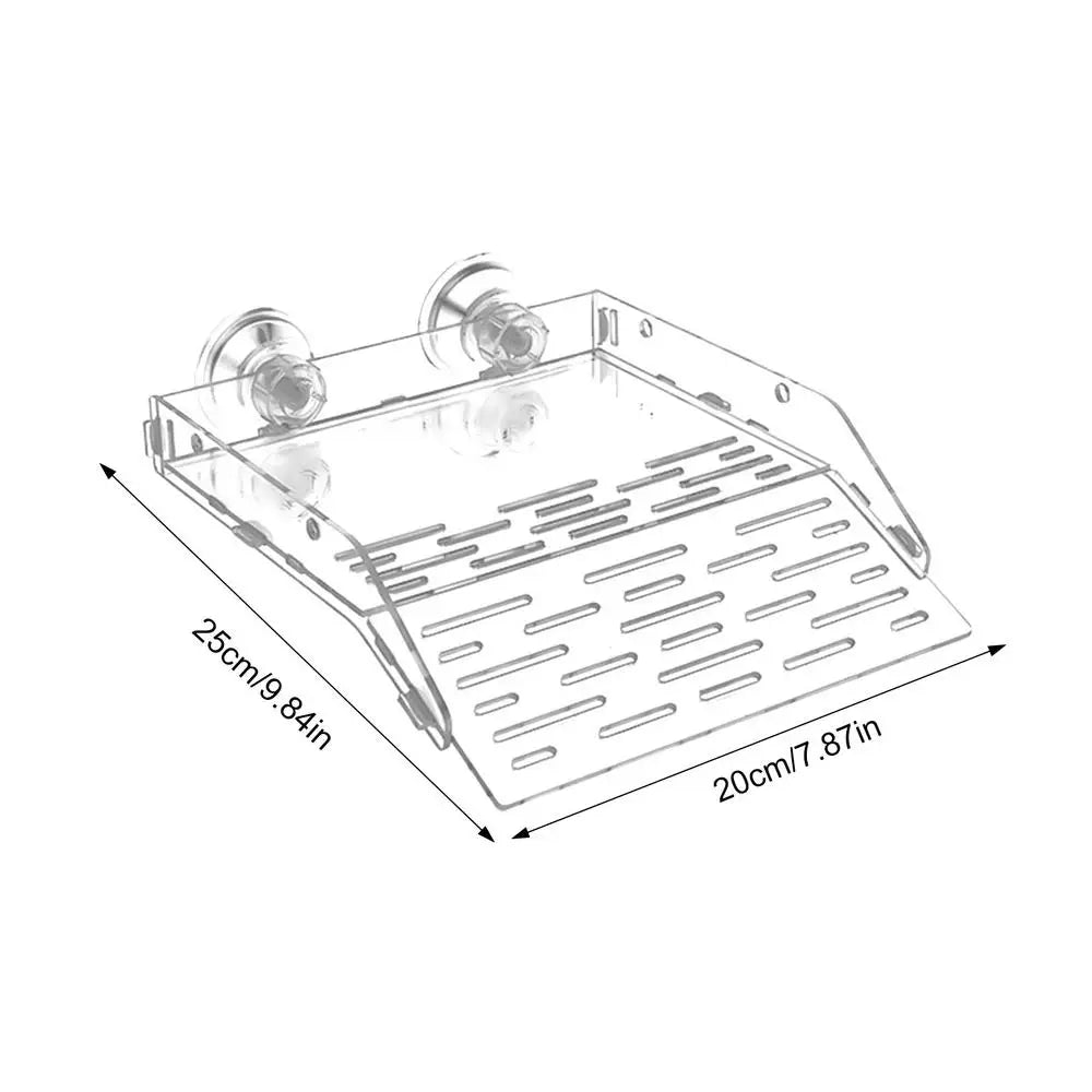 Turtle Basking Ramp Acrylic Multipurpose Basking Dock Aquarium Reptile Resting Terrace Turtle Tank Accessories For Lizards Frogs
