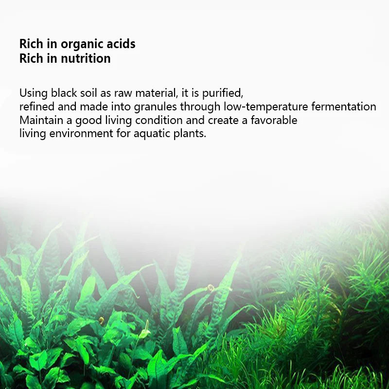 500g Aquarium Water Grass Mud Ceramsite Sand Landscaping Fish Tank Black Mud Bottom Sand Nutrient Soil