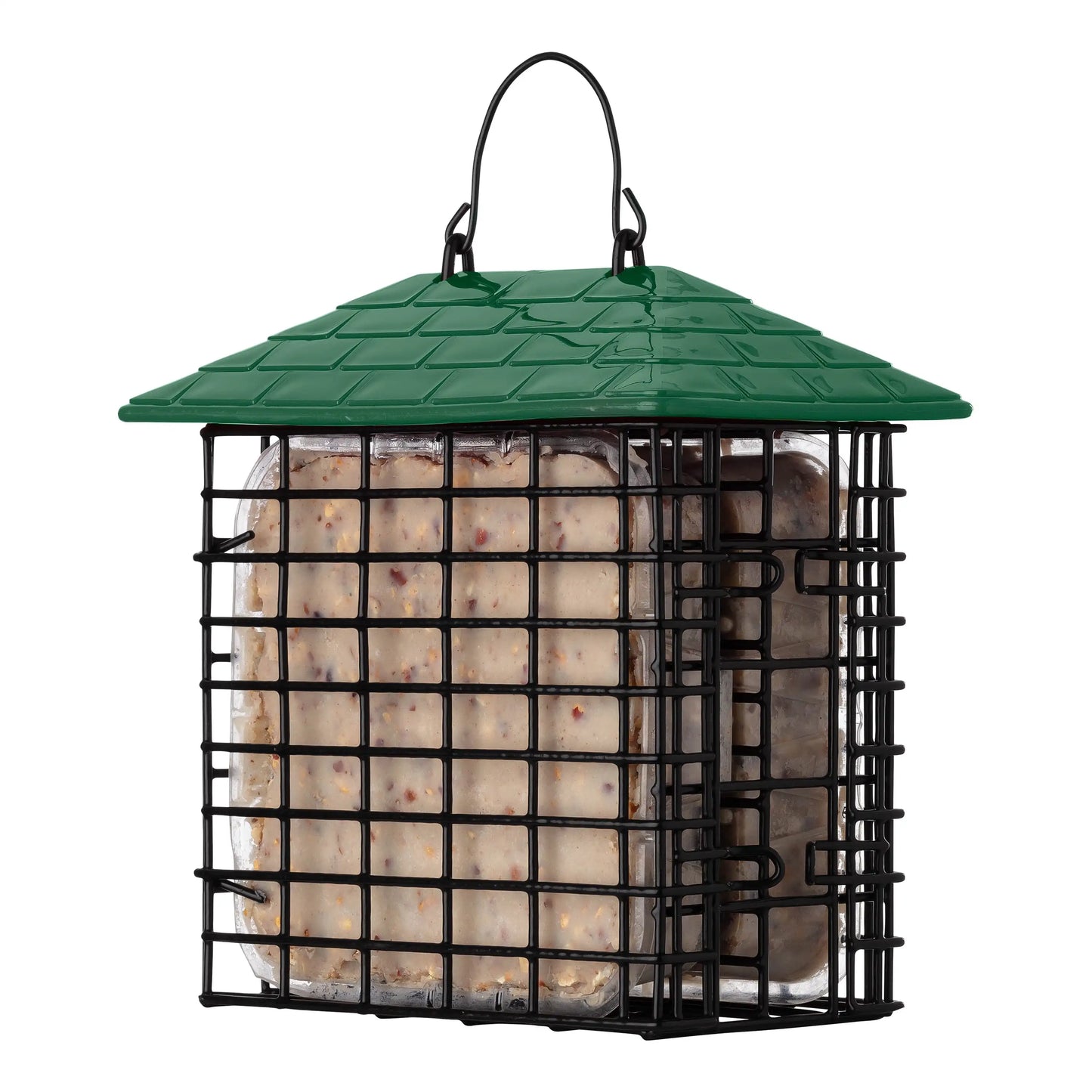 Double Suet Feeder with Weather Guard, Wild Bird, Assorted Colors, Weatherproof
