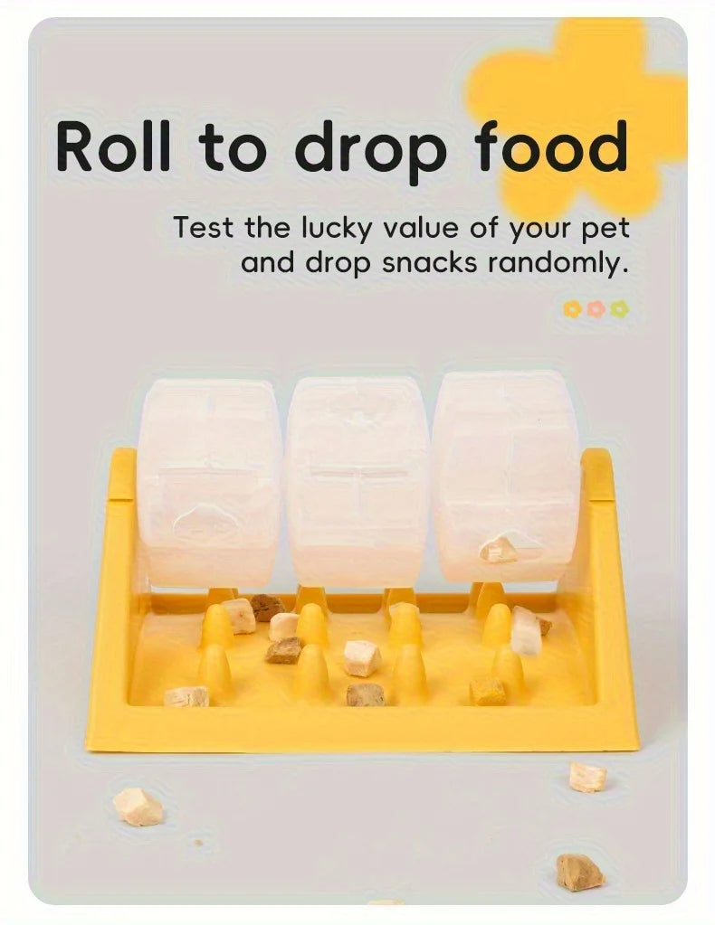 Interactive Dog Food Dispenser Toy - Puzzle Feeder with Leak-Proof Design, Slow-Feeding Design & Durable PP Material for Dogs