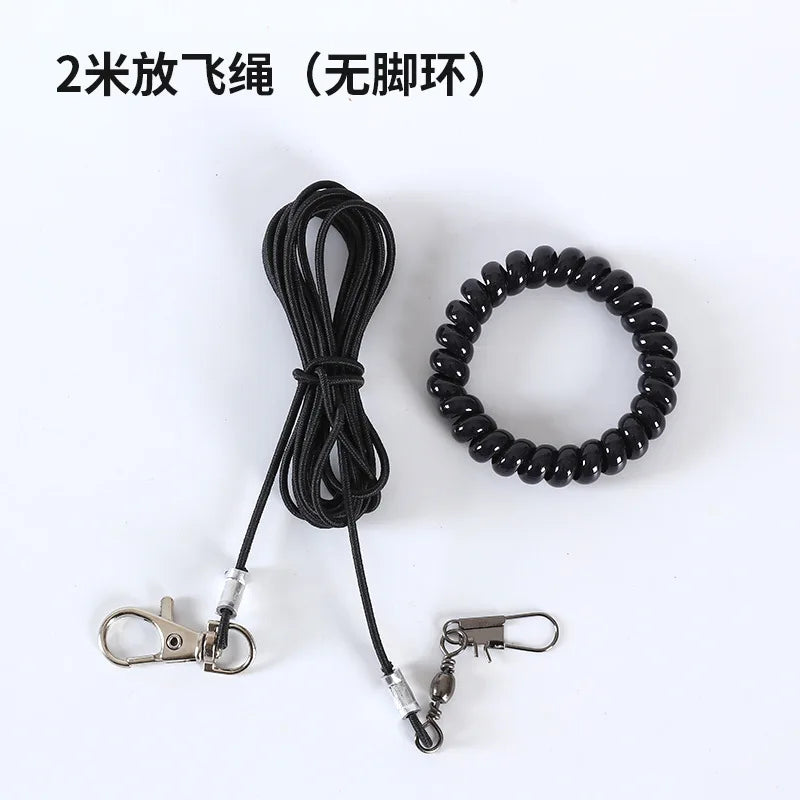 Parrot Bird Flying Training Leash Ultra-light Flexible Rope Anti-bite Leg Ring Harness Outdoor Macaw Cockatiel Starling