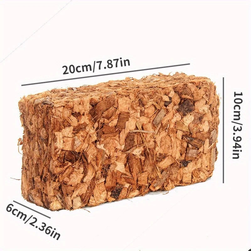 Turtle Natural Coconut Chip Reptiles Bedding Compressed Coco Husk Chips Terrarium Substrate Snake Gecko Lizard Bearded Dragon Frogs