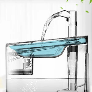 Cat Water Fountain WF050TP 1.5L Automatic Pet Drinking Fountain with Replacement Faucet Kit Electric