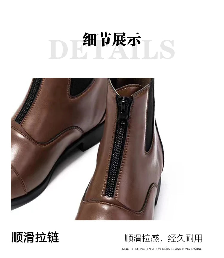 Equestrian Boots Ankle Boots Sizes 25-44 Riding Boots Equestrian Equipment Wear-resistant And Anti-slip Professional Boots