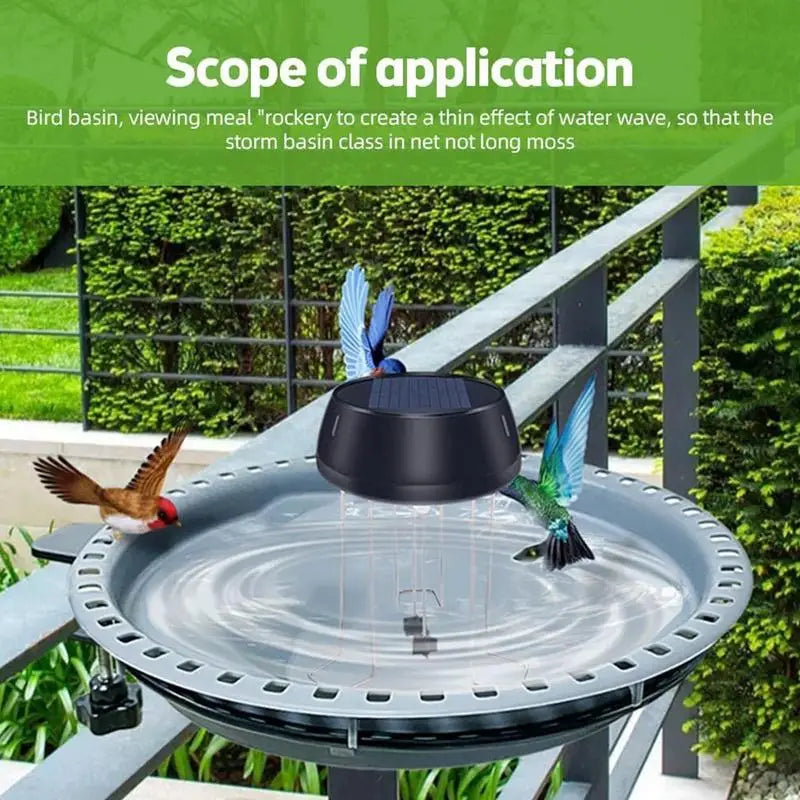 Innovative solar water agitator Backyard Decoration With Bracket bird bath pool landscaping oxygenator water wave device 5V 0.5W