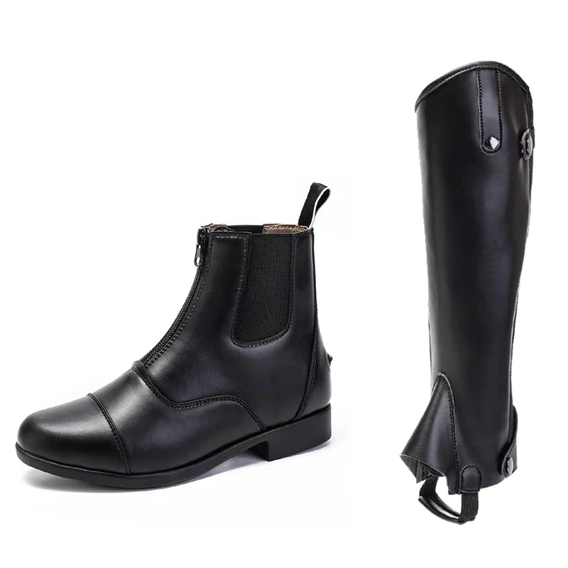 Equestrian Boots Ankle Boots Sizes 25-44 Riding Boots Equestrian Equipment Wear-resistant And Anti-slip Professional Boots