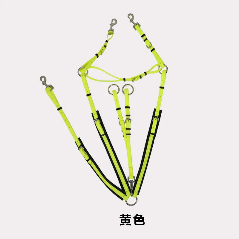 PVC Endurance Breastplate Adjustable Martingale Set Equestrian Tack Horse Riding Gear Saddle Accessories