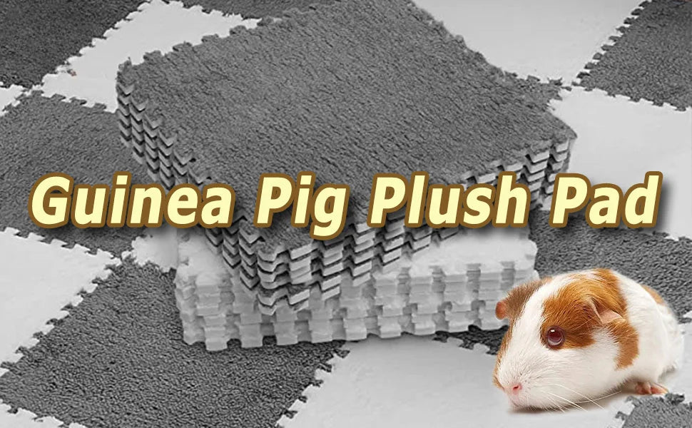 30*30cm 1-10Pcs Pet Warming Pad EVA Foam Guinea Pig Hamster Rabbit Soft Sleeping Mat Sleeping Mat Blanket Bed Pet Accessories