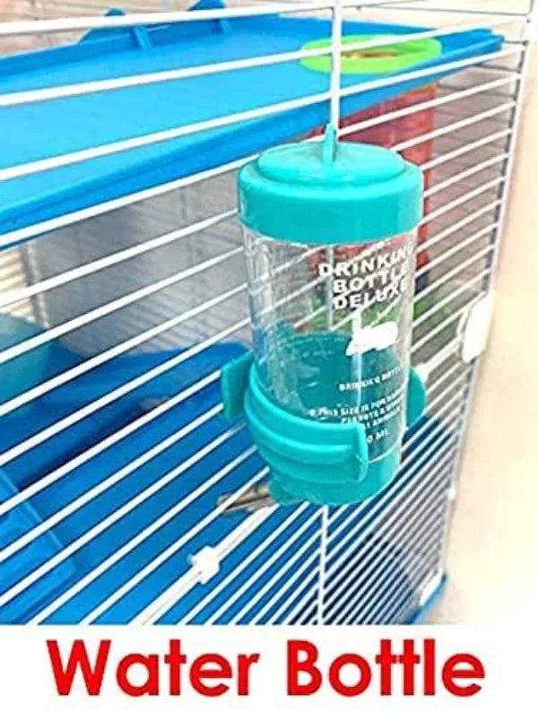 5-Floors Large Twin Tower Syrian Hamster Rodent Gerbil Mice Rat Home Cage with Crossover Tube Tunnel Expadible