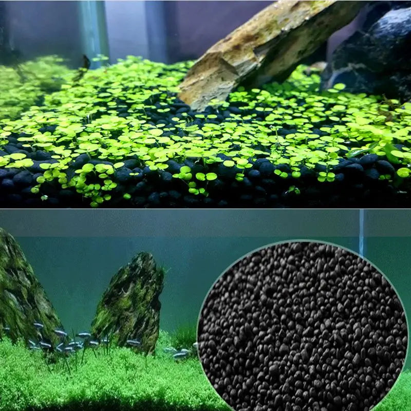 Black Sand Aquarium Substrate 100g Fish Tank Bottom Sand for Succulents
