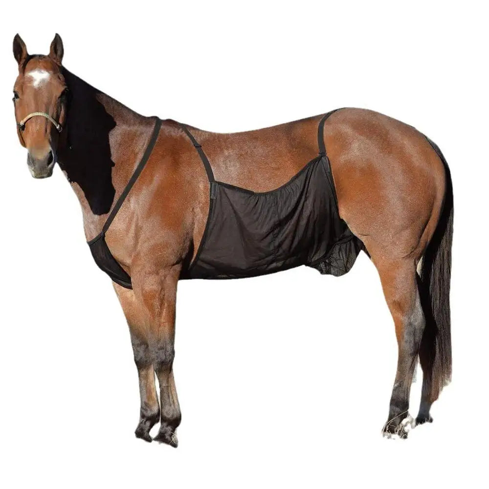 Horse Fly Sheet Adjustable Breathable Mesh Equine Fly Sheet Equine Care Blankets For Livestock Outdoor Backyard Farm