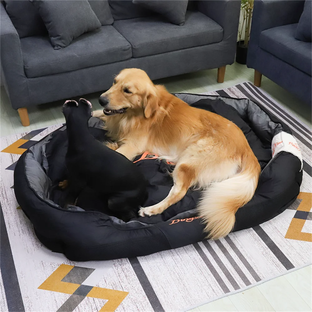 Waterproof XXL XL L Orthopedic Sofa Dog Bed Washable Basket Cushion Removable for Small Medium Large Dog