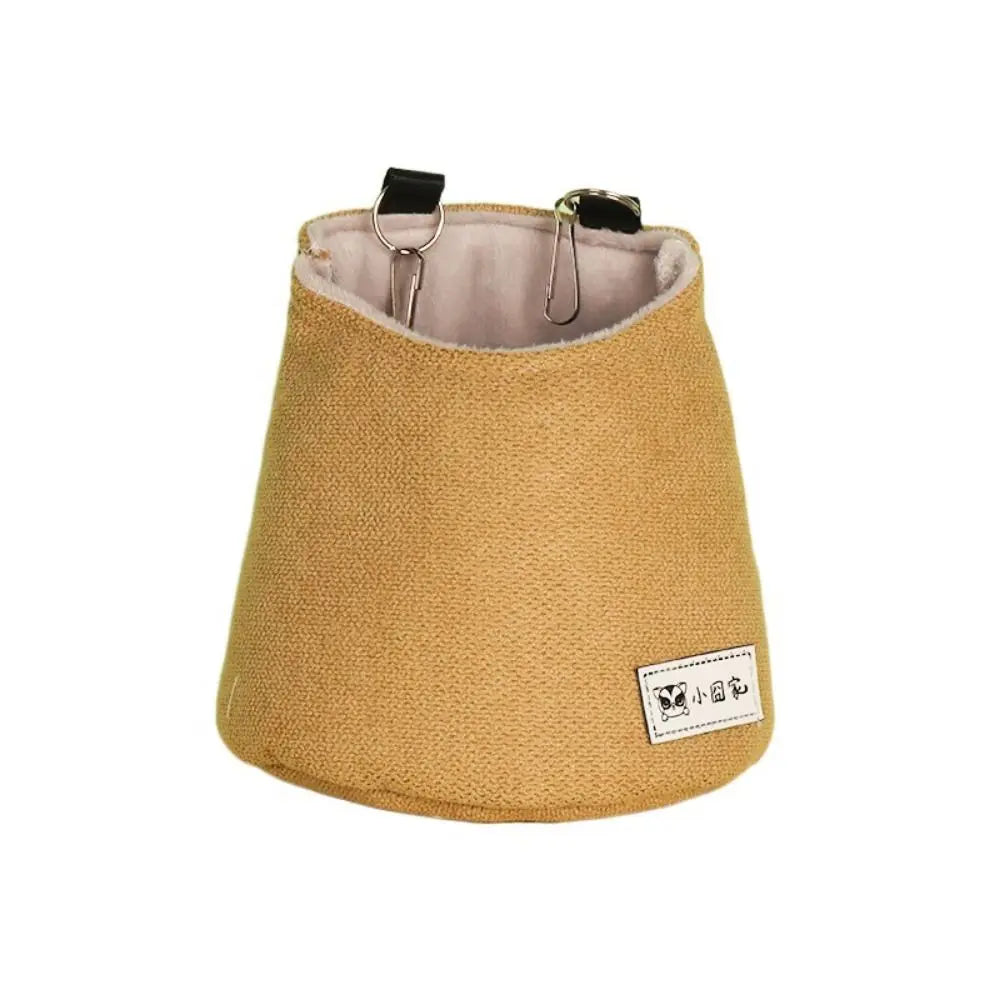 Opening Winter Sugar Glider Pouch Cloth/Plush Soft Squirrel Bed Cage with Hook Comfortable Hamster Hanging Bed