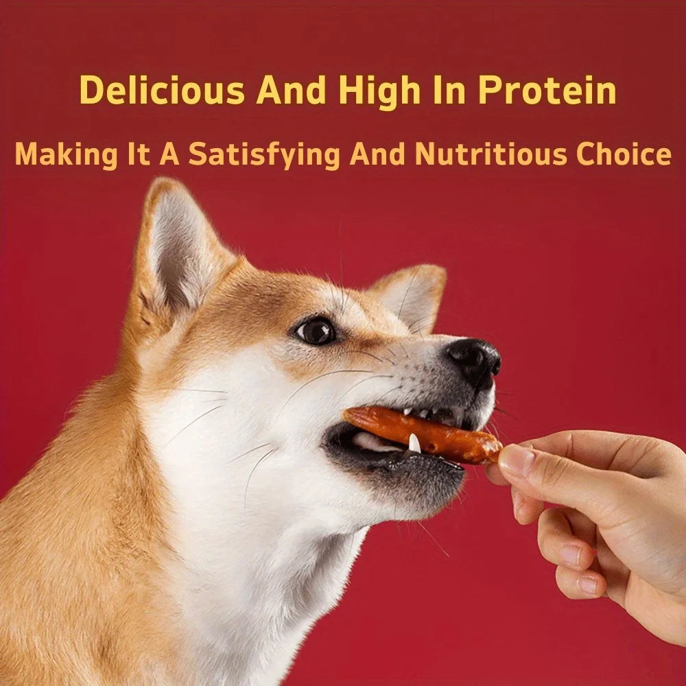 7.05oz/14.11oz(200g/400g) Beef Sausage, All Natural Ingredients, Natural Dog Treats, Healthy, Easily Digestible