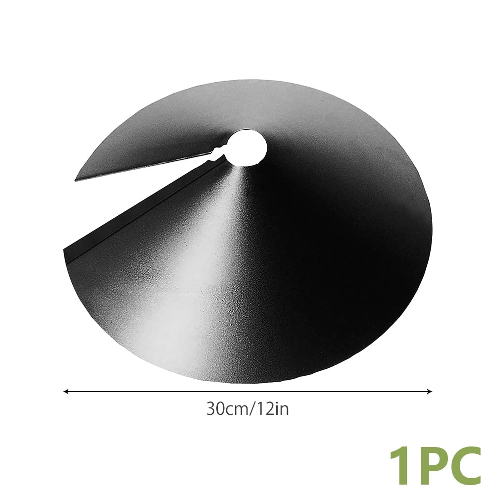 1/2Pcs Outdoor Squirrel Baffle 12 inch Wrap Around Squirrel Proof Baffles Durable Plastic Bird Feeder Baffle for Bird House