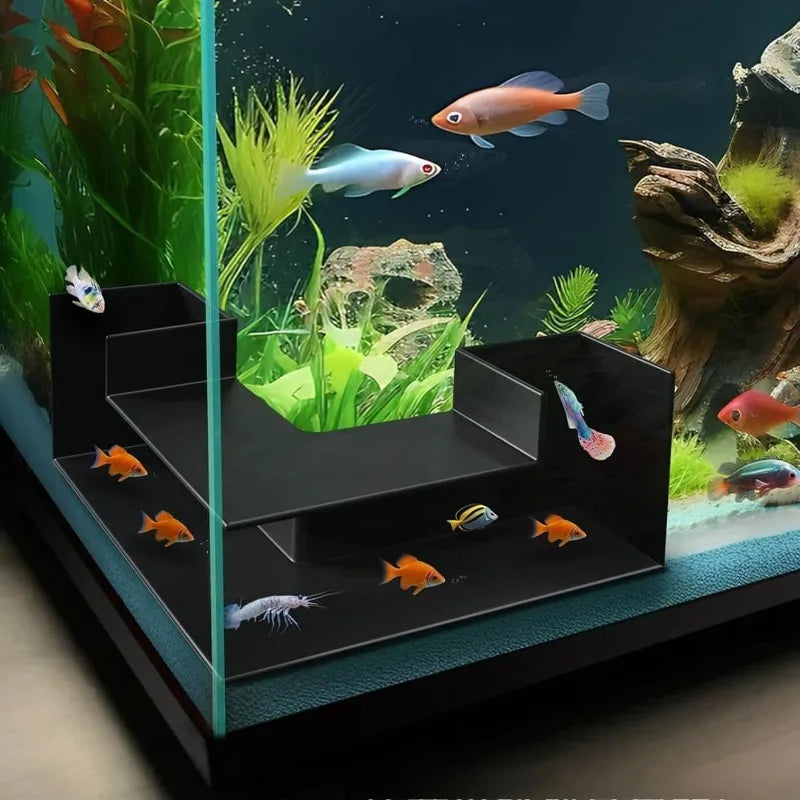 Fish Shrimp Hides Cave Aquarium Tunnel Underground Corner Shelter Aquarium Fish Tank Decoration Fish Shrimp Concealed Room
