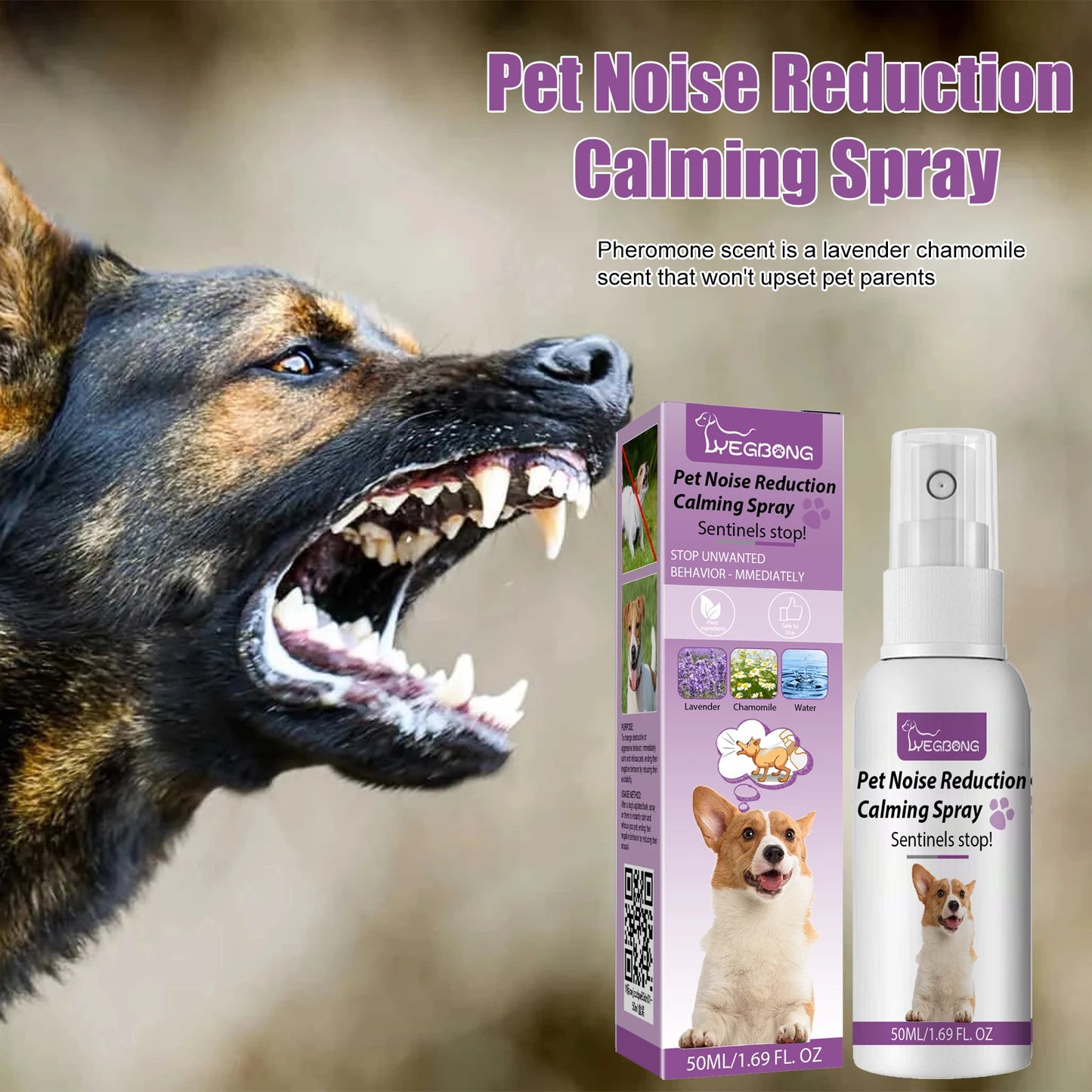 Pet Teeth Cleaning Spray for Cats & Dogs Stain Remover & Deodorizer Spray Fresh Breath Pet Oral Care