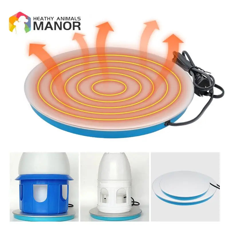 Automatic Water Bowl for Dogs Plastic Water Heated Pet for Metal Heater For Chickens and large Dogs Water Bucket