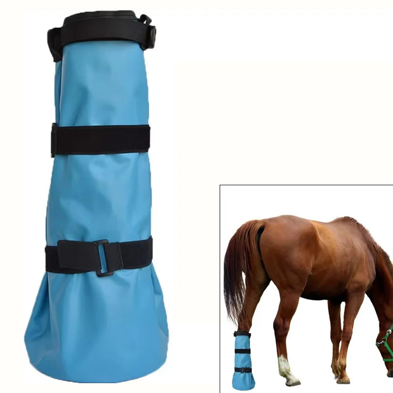 1Pcs Equine Soaking Boot Hoof Care Treatment Bucket Soaker Sack Easy Use Hoof Soaking Boot for Horse