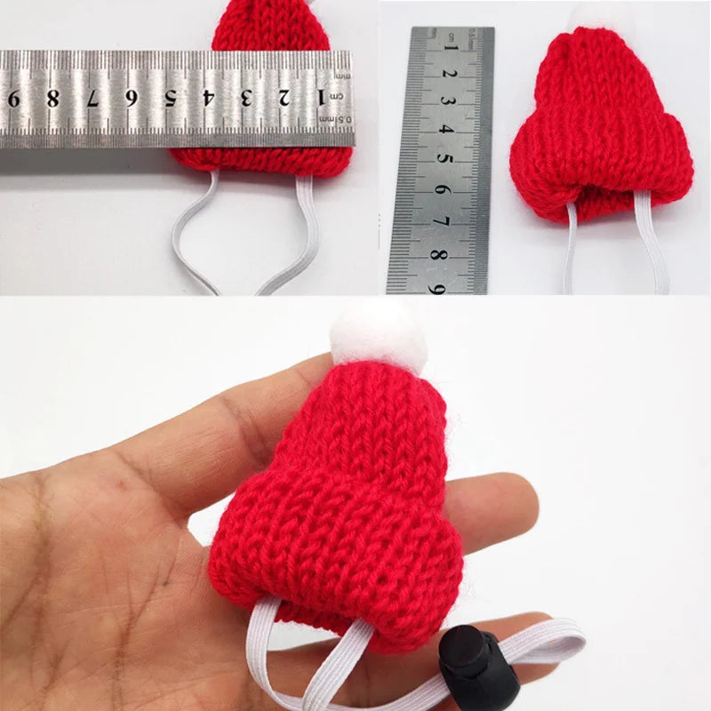Hamster Guinea Pig Christmas Costume Mini Small Pet Items Hat Scarf Christmas Headwear Pet Outfits for Chinchilla Rabbit Accessories