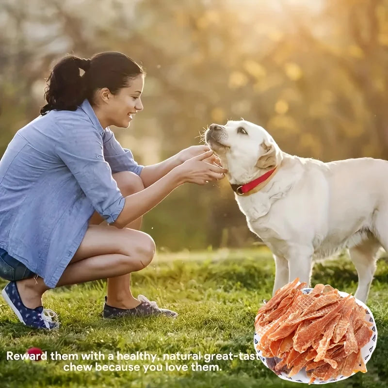 Chicken jerky, All Natural Ingredients, Dog Treats - Limited ingredients with pure goodness. Healthy, Easily Digestible, Dog Chew