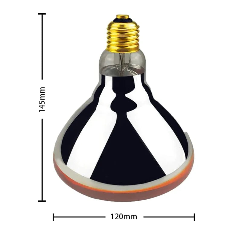 BBD 2pc Quartz  Thickened Red Practical Agricultural Heating Infrared Lamp par38 Chicks, Piglets and Pets E27 100W to 275W