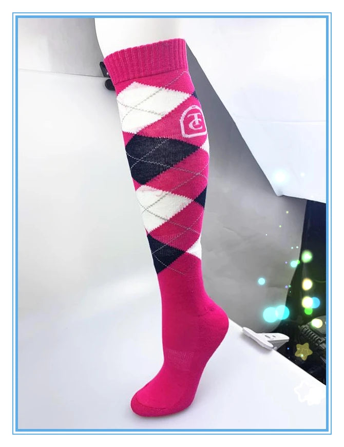 Special equestrian socks men and women Knight long socks random delivery blue series Knight long socks