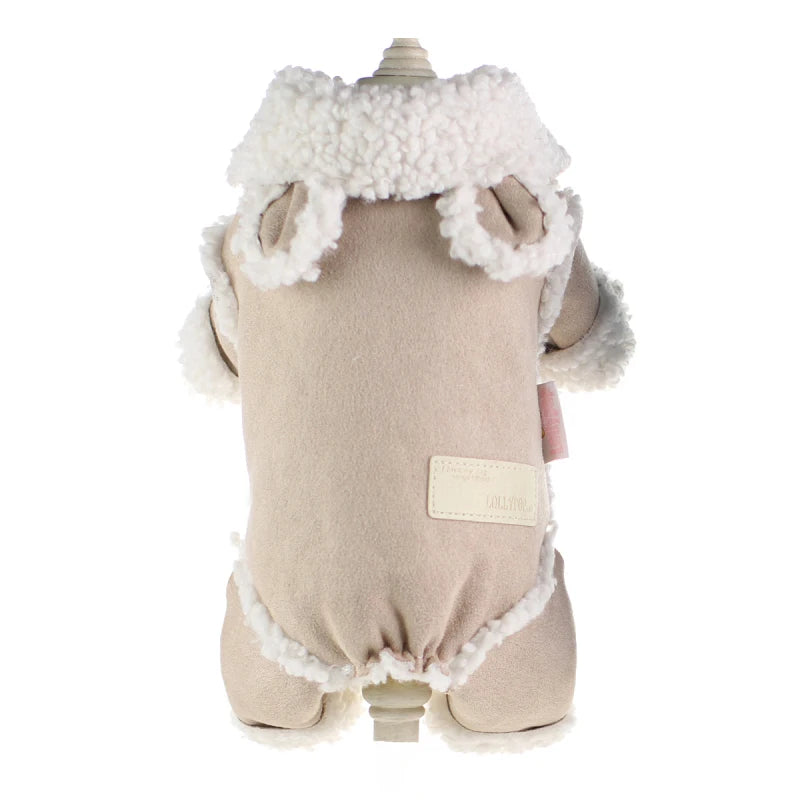 Thicken Pet Clothing Winter Dog Clothes Puppy Outfit Small Dog Jumpsuit Coat Jacket Poodle Pomeranian Schnauzer